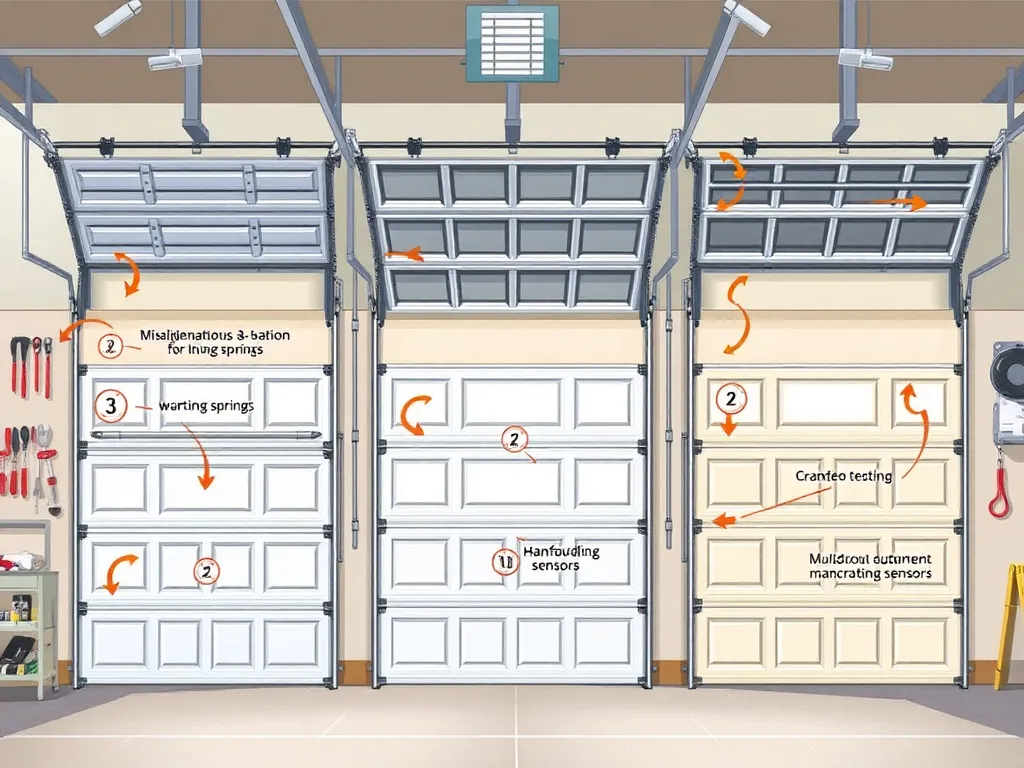 Common Issues Found During Garage Door Safety Testing - Tips